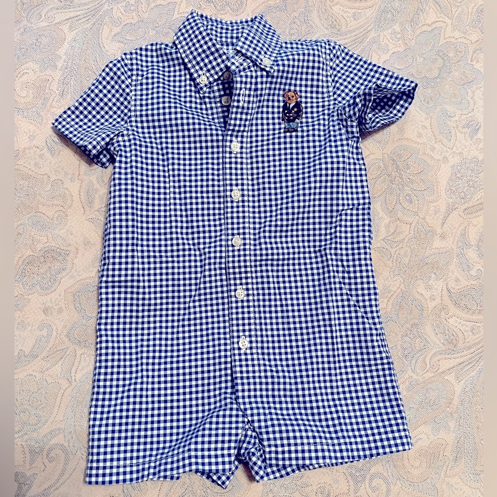 Ralph Lauren Polo bear romper
